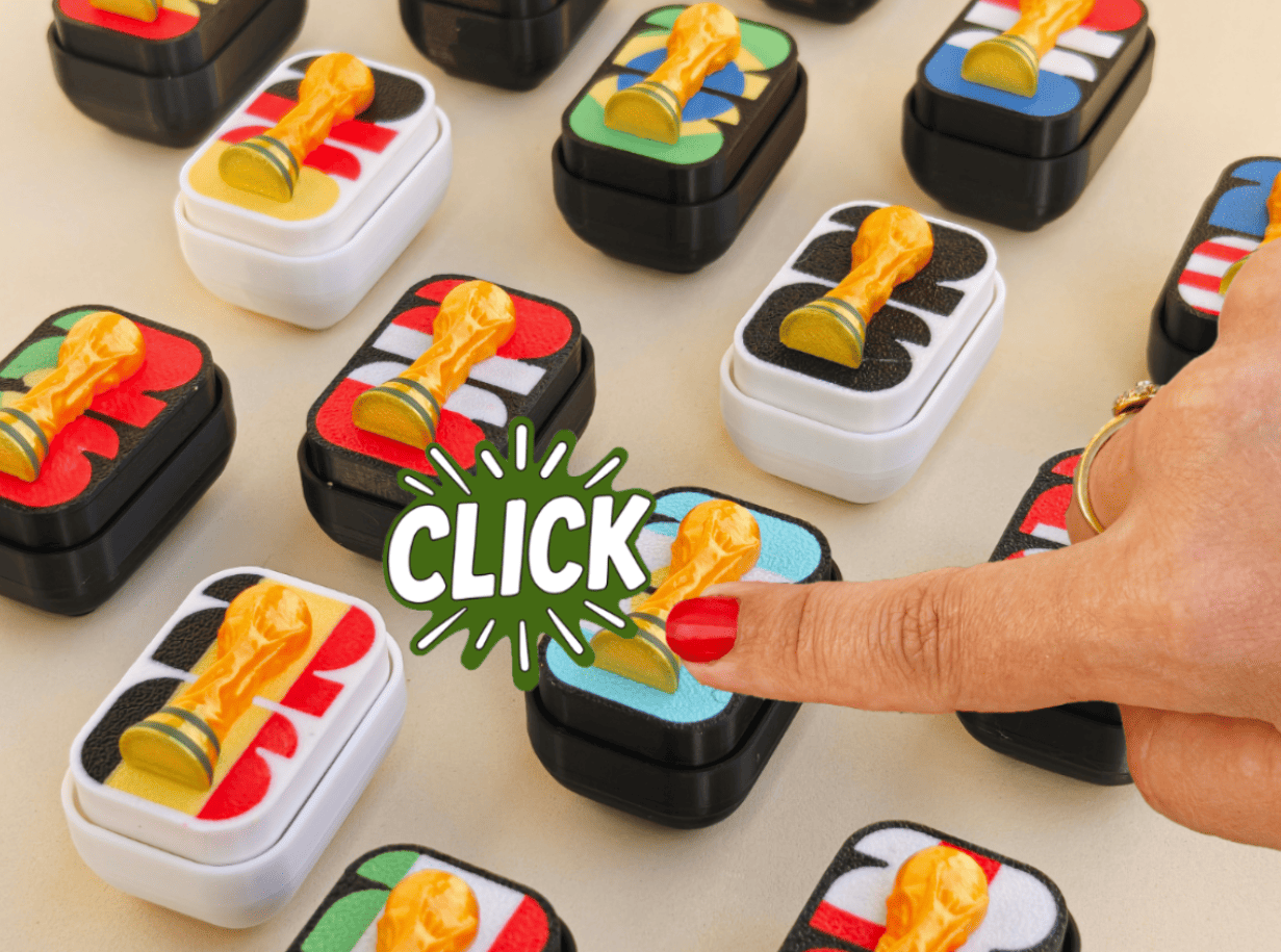 world cup 2026 3d models_9_world cup logo fidget clicker
